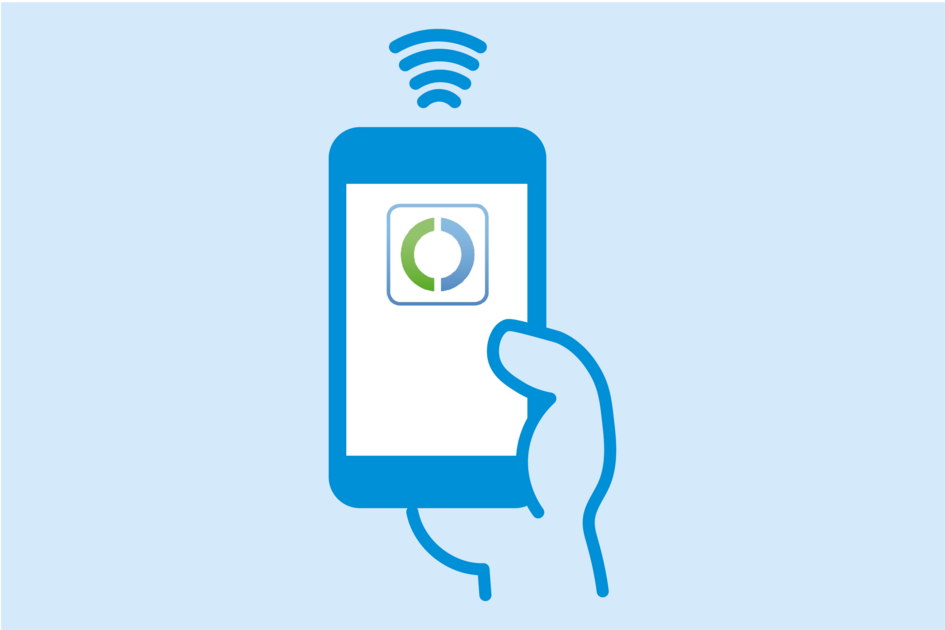 Ausweis-App am Smartphone Illustration: Ausweis-App am Smartphone